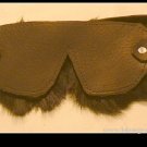 Rabbit Lined Blindfold (Black)