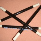 Magic Wand, 10" Plastic, Black with White Tips - one wand (1005)