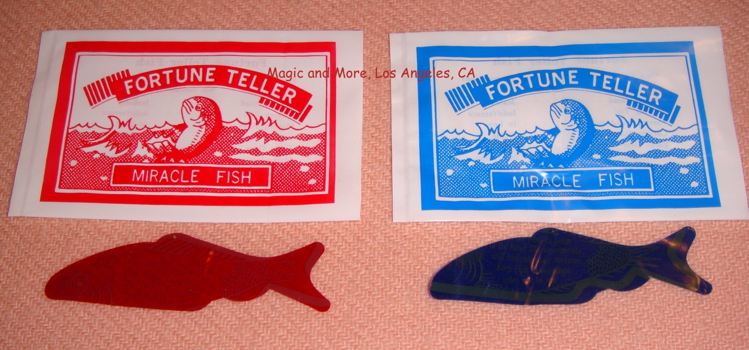 Fortune Telling Fish, Red, Lot of 24 Plus Free Shipping (4077)