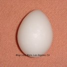 Plastic Egg, Solid White Egg, For Magic or Gag (1381)