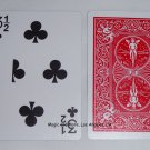 3 1/2 of Clubs, Bicycle Red Back, Gag Card (2315)