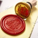 "Chinese Double Happiness (囍)" - 48mm Royal Wand Style Ceramic Mini Seal Hanger Pack (+GIFT!!!)