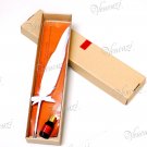 Natural Goose Quill Ink Pen Box Set - Snow White (+ "FREE GIFT")
