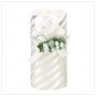 SILVER STRIPES CANDLE