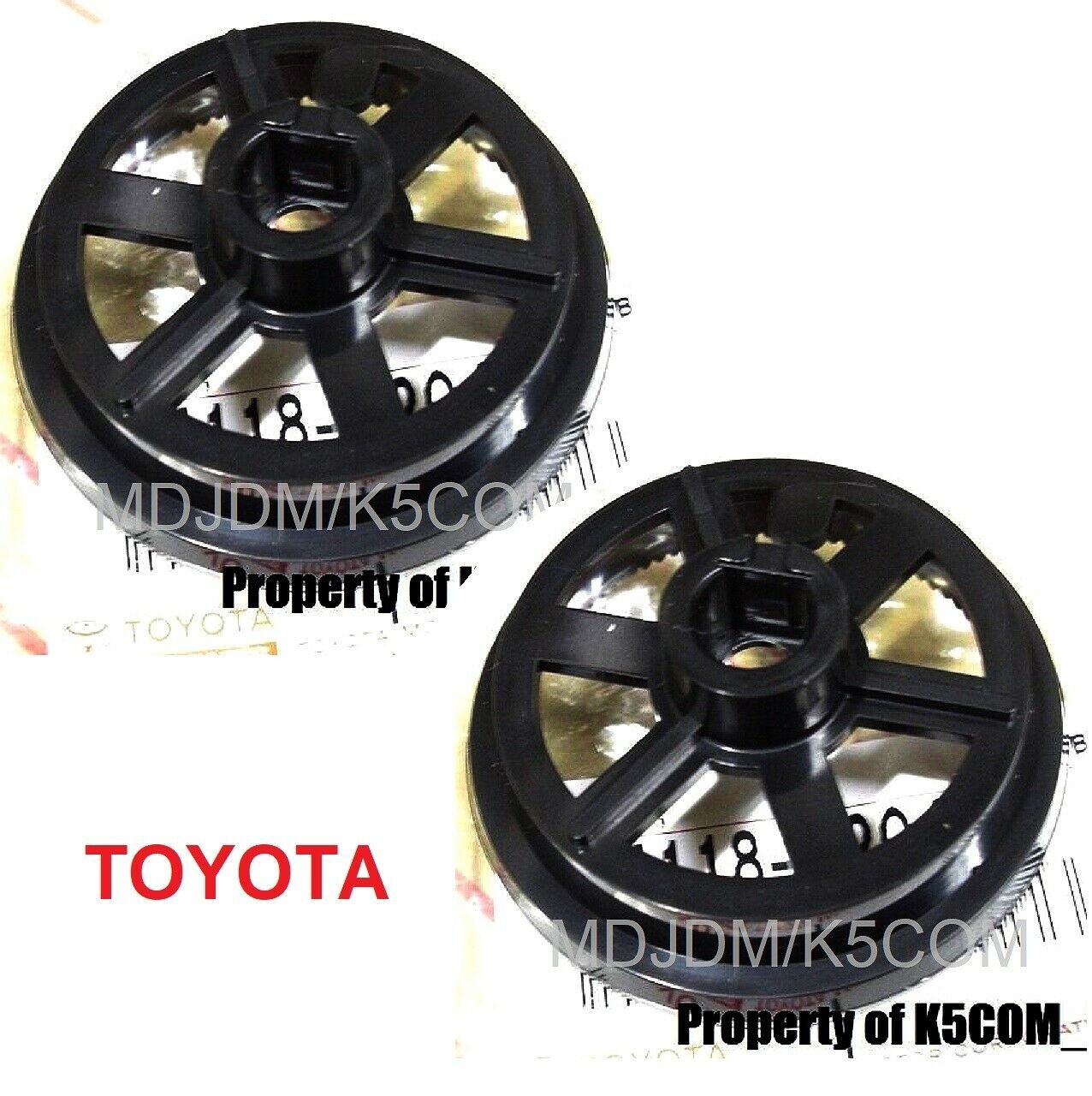 2 X Oem Knob Rheostat of Light & Wiper Switch TOYOTA AE86 LEVIN TRUENO