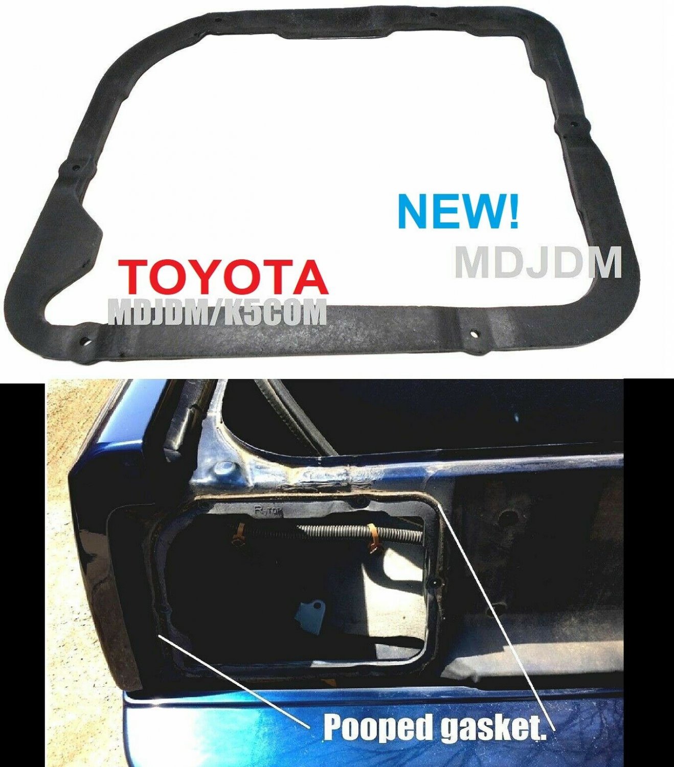 Brand new 1 set of 2 tail Light Gasket 8155417010 Fits only to AW11