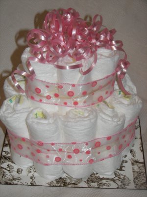 Small Diaper Cake