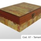 Hardwood box Cod 07 9.8x7.1x3.9" (25x18x10cm)