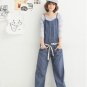 XF1211 # Japan style trousers wholesale- Blue