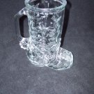 Libby, Clear Glass Drinking Boot.