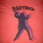 Small Child/Girls Babydick  Football Custom spraypaint stencil T-shirt by glennn