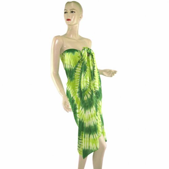 Tie-Dye Batik Sarong Pareo Skirt Dress Wrap Shawl Beach Cover-Up (MP48)