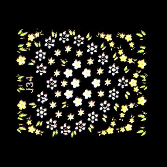 3D Nail Art Decoration Sticker Decal Manicure Floral (NA112)