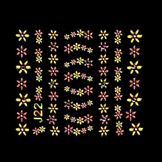 3D Nail Art Decoration Sticker Decal Manicure Floral (NA99)