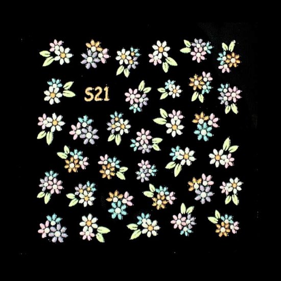 3D Nail Art Decoration Sticker Decal Manicure Floral (NA91)