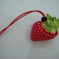 Foldable Strawberry Polyster Tote Bag (Reusable)