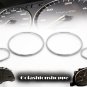 VW GOLF II chrome ABS plastic DASHBOARD GAUGE RINGS - DRA7