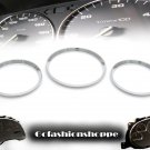 HONDA CIVIC 96 97 98 99 CHROME DASHBOARD GAUGE RINGS - DRC4