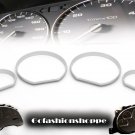 BMW E46 Silver Finished Cluster Dashboard Gauge Ring  - DRC3