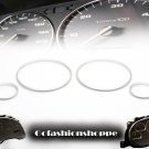 BMW E38 E39 X5 SILVER CLUSTER DASHBOARD GAUGE RING  - DRC8
