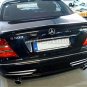 00-06 MERCEDES BENZ S CLASS W220 TRUNK LIP SPOILER WING-FRB7