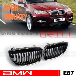 04-07 BMW E81/87 1 Series Hatchback Black Chrome Grille-GRG6