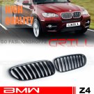 03-08 BMW E85 E86 Z4 Series Carbon Look Front Grille-GRI4