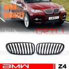 03 - 08 BMW E86 Z4 Series Matte Black Front Grille-GRI2