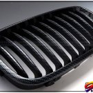 03 04 05 BMW E46 Sedan 4D 328 330 Carbon Look Grille-GRB9