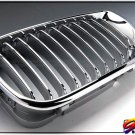 03~05 BMW E46 Sedan 4DR 328 330 Chrome Silver Grille-GRC2