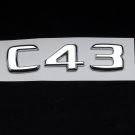 Mercedes Benz Trunk Rear Emblem Badge Letters C43