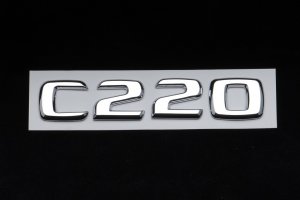 Mercedes Benz Trunk Rear Emblem Badge Letters C220