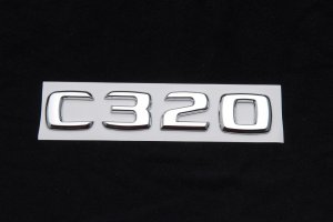 Mercedes Benz Trunk Rear Emblem Badge Letters C320