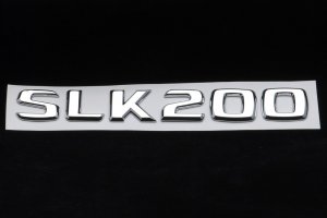 Mercedes Benz Trunk Rear Emblem Badge Letters SLK200