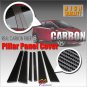 BMW E34 4D 5-Series Carbon Fiber Door Pillar Panels-PPB8