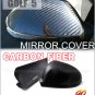 VW GOLF 5 (MK5) 05-08 Dry Real Carbon Mirror Cover -MCC2