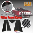 AUDI A4 B8 08~Real Carbon Fiber Door Pillar Panel Covers H4