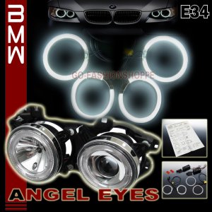 BMW E34 88-96 525i 530i 535i 540i M5 CCFL ANGEL EYES - WHITE LIGHT AED5