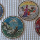 4 Vintage Christmas Picture Discs 78 rpm Records FREE SHIPPING