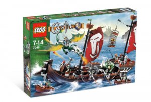 LEGO Castle-7048 Troll Warship