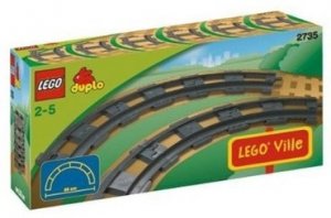 LEGO Dulpo-2735 Curved Rails
