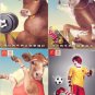 A Set of 2006 Mcdonald's McDonalds Super Star Show 11 Post Cards Postcards ( Including Yaomin)