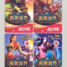 206 Coca-Cola Coke World of Warcraft 4 Pocket Game Trading Cards