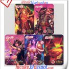 2007 Coca-Cola Coke World of Warcraft 5 Pocket Calendar Trading Cards Set