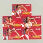 A Set of 5 Coca Cola Chinese Olympic Champion Show 2008 Calendar Cards