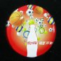 A Set of 2008 Coca-Cola 5 Bright Coke Pins With Tin Box