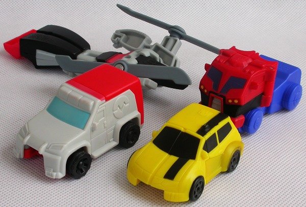 transforming happy meal toys