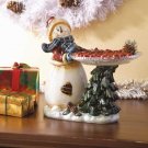 SNOWMAN PLATE HOLDER