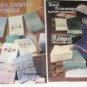 Leisure arts Debbies Country towels and Towel Trimmings cross stitch patterns