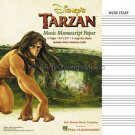 Disney's Tarzan - Music Manuscript Paper (Wide Staff Paper)